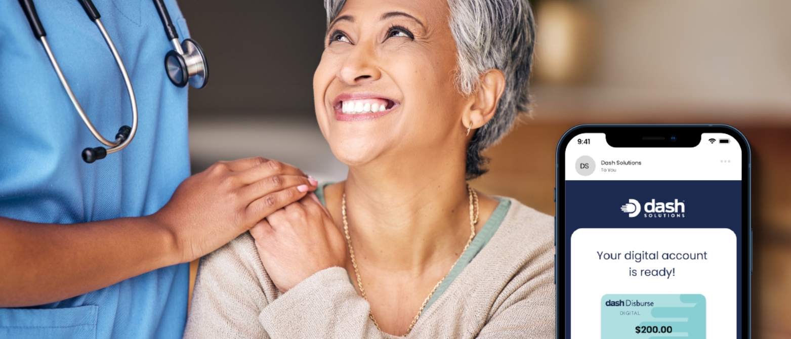 patient using dash solutions digital patient refund